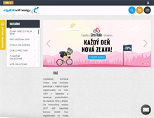 Tablet Screenshot of cyklodresy.sk